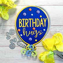 The Stamps of Life Balloon Shaped Card Fold-it Die Set