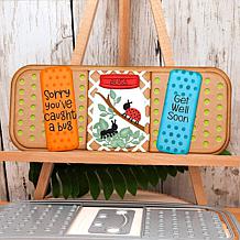 The Stamps of Life Bandage Shaped Card Slimline Fold-it Die Set