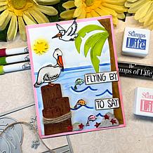 The Stamps of Life Beach A2 Background Die Set