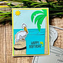 The Stamps of Life Beach A2 Background Die Set