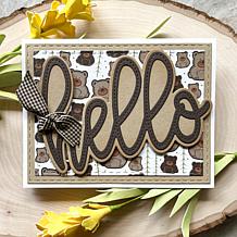 The Stamps of Life Big Word Hello Die Set