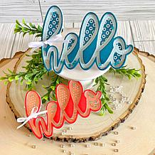The Stamps of Life Big Word Hello Die Set