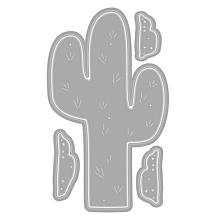 The Stamps of Life Cactus Mini Shaped Card Slimline Fold-it