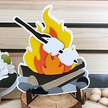 The Stamps of Life Campfire Shaped Card Fold-it Die Set