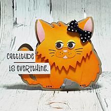 The Stamps of Life Cat Fluffy Animal Fold It Die Set