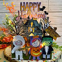 The Stamps of Life Cheerful Halloween Word Die Set