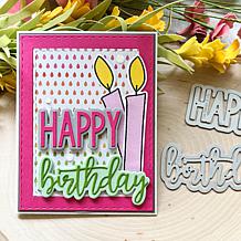 The Stamps of Life Cheerful Happy Birthday Die Set