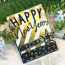 The Stamps of Life Cheerful Happy New Year Die Set