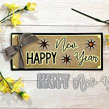 The Stamps of Life Cheerful Happy New Year Die Set