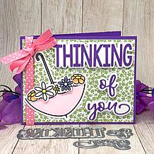 The Stamps of Life Cheerful Thinking of You Die Set