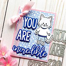 The Stamps of Life Cheerful You Are Incredible Die Set