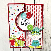 The Stamps of Life Circle Flip It Die Card Folds to A2 DIY Craft Dies