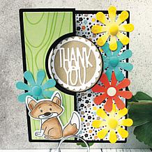 The Stamps of Life Circle Flip It Die Card Folds to A2 DIY Craft Dies