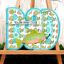 The Stamps of Life Dad Shaped Card Fold-it