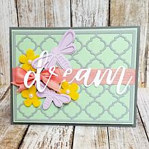 The Stamps of Life Dragonfly and Flower A2 Card Die Set