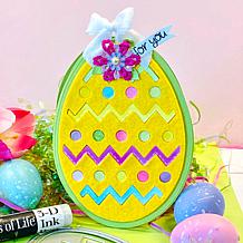 The Stamps of Life Easter Egg A2 Shaped Card Fold-it Die Set