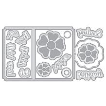 The Stamps of Life Flower Fold Over Card Die Set