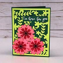 The Stamps of Life Flower Vine and Grid A2 Card Base Die Set
