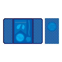 The Stamps of Life Gate Fold Peek-a-Boo Interactive A2 Card Die Set