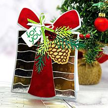 The Stamps of Life Gift Shaped Card Fold-it Die Set with Epoxy Dots