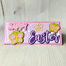 The Stamps of Life Happy Birthday Slimline Card Die Set