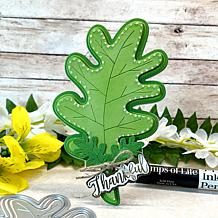 The Stamps of Life Leaf A2 Shaped Card Fold-it Die Set