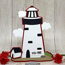The Stamps of Life Lighthouse Shaped Card Fold-it Die Set