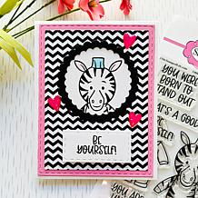 The Stamps of Life Little Peeps Zebra Clear Stamp Set
