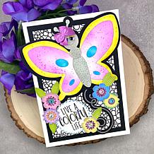 The Stamps of Life Pointed Butterfly Shaped Card Fold-it Die Set