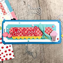 The Stamps of Life Reverse Corner Slimline Die Set