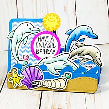 The Stamps of Life Rounded Step Up Card A2 Envelope Size Craft Die Set