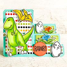 The Stamps of Life Rounded Step Up Card A2 Envelope Size Craft Die Set