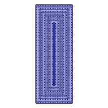 The Stamps of Life Slimline Stitched Rectangles Die Set
