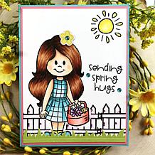 The Stamps of Life springscene2stamp Clear Stamp Set