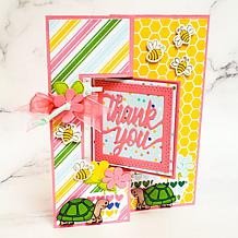 The Stamps of Life Square Flip It Sentiment Die Set