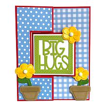 The Stamps of Life Square Flip It Sentiment Die Set