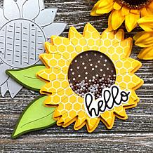 The Stamps of Life Sunflower Shaped Card Fold-it Die Set