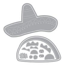The Stamps of Life Taco & Sombrero Shaped Card Fold-it Bundle Die Set