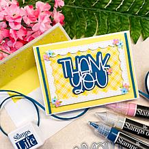 The Stamps of Life Thank You #6 Die Set