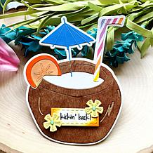 The Stamps of Life Tropical Drink Shaped Card Fold-it Die Set