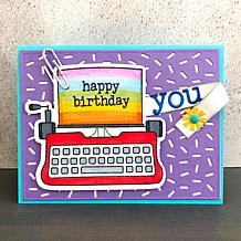 The Stamps of Life Typewriter 2 Stamp Dies