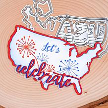 The Stamps of Life USA Shaped Card Fold-it Die Set