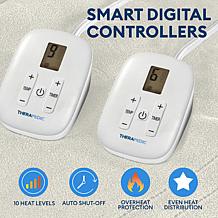 Therahaus by Therapedic Heated Blanket, Queen, Ivory