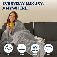 Therahaus Luxe Heated Throw Blanket 50x70 Inches