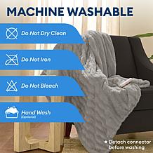 Therahaus Luxe Heated Throw Blanket 50x70 Inches