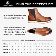 Thomas & Vine Men's Jaylon Cap Toe Leather Chelsea Boot