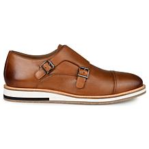 Thomas & Vine Men's Thatcher Cap Toe Monk Strap Dress Shoe