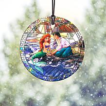 Thomas Kinkade Disney Glass Hanging Print - Little Mermaid 