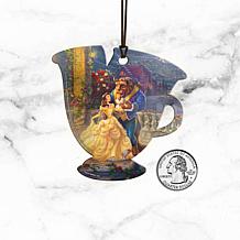 Thomas Kinkade Disney Hanging Print - Beauty and the Beast Dancing