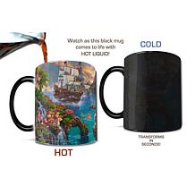 Thomas Kinkade Disney Peter Pan Neverland Heat-Sensitive Morphing Mug